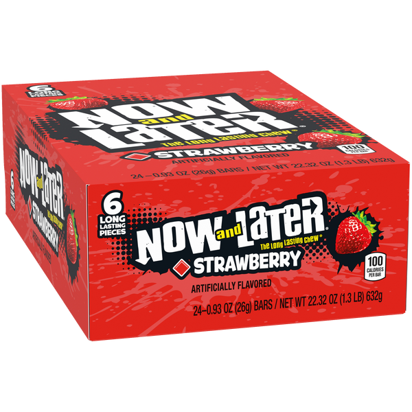NOW & LATER STRAWBERRY		1 CT/24 PK