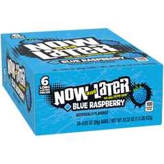 NOW & LATER BLUE RASPBERRY		1 CT/24 PK