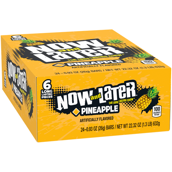 NOW & LATER PINEAPPLE		1 CT/24 PK