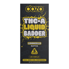DOZO THC-A - LIQUID BADDER 5G DISPOSABLE | LIMONCELLO