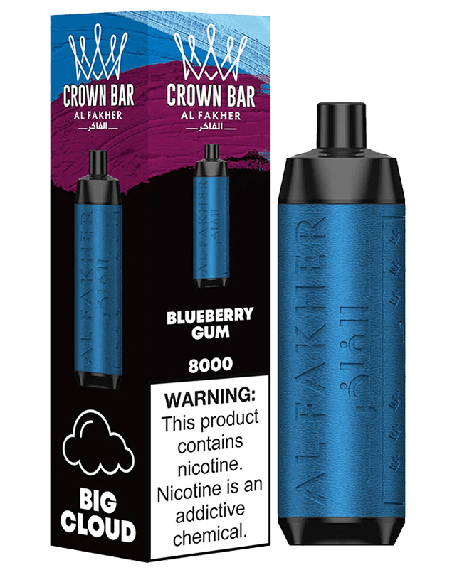 CROWNBAR 8K BLUEBERRY GUM