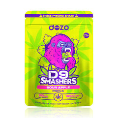 DOZO D9 SMASHERS GUMMIES - 10000MG | SOUR APPLE (INDICA)