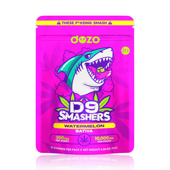DOZO D9 SMASHERS GUMMIES - 10000MG | WATERMELON (SATIVA)