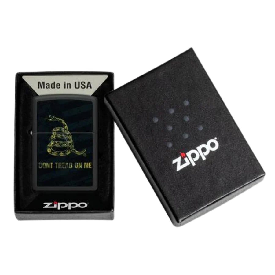 ZIPPO - 2024 DONT TREAD ON ME, BLACK MATTE - SINGLE