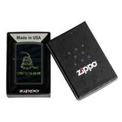 ZIPPO - 2024 DONT TREAD ON ME, BLACK MATTE - SINGLE