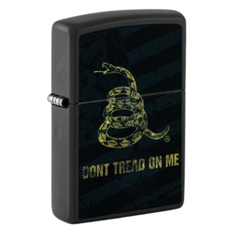 ZIPPO - 2024 DONT TREAD ON ME, BLACK MATTE - SINGLE
