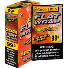GOOD TIMES FLAT WRAPS GRAPE 25 PACKS OF 2 MANGO LICIOUS