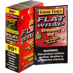 GOOD TIMES FLAT WRAPS GRAPE 25 PACKS OF 2 STAWBERRY KIWI