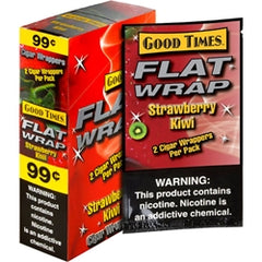 GOOD TIMES FLAT WRAPS GRAPE 25 PACKS OF 2 STAWBERRY KIWI