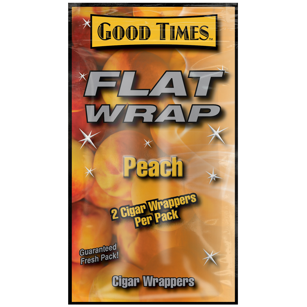 GOOD TIMES FLAT WRAPS GRAPE 25 PACKS OF 2 PEACH
