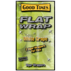 GOOD TIMES FLAT WRAPS GRAPE 25 PACKS OF 2 WHITE GRAPE