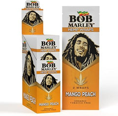 BOB MARLEY WRAPS-MANGO PEACH - 25CT