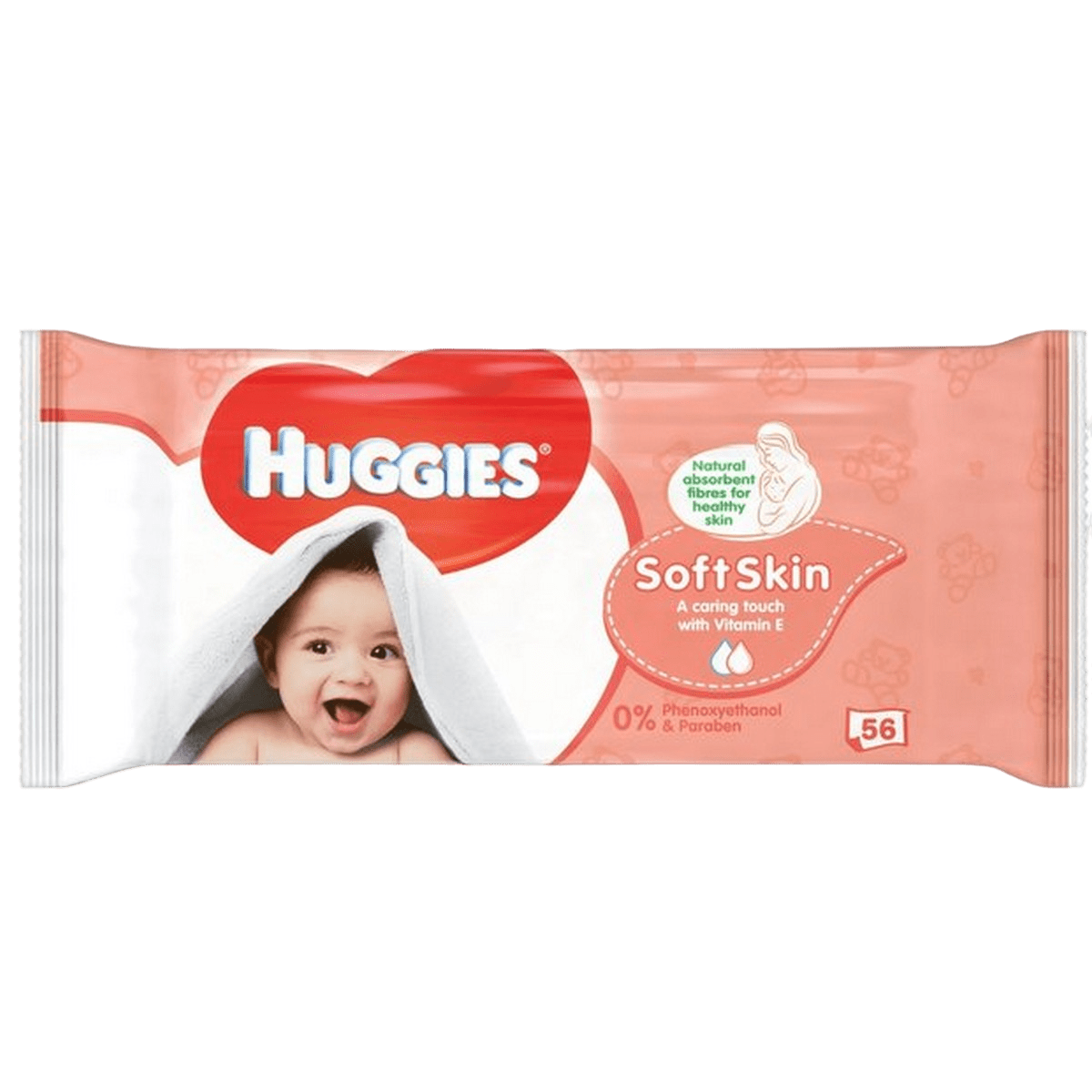 HUGGIES BB WP SOFT SKIN 56 CT