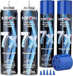 NEON - GAS LIGHTER REFILL - 7x - 300 mL
