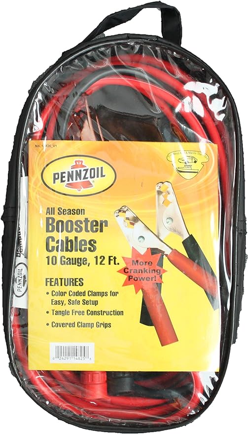 PENNZOIL BOOSTER CABLES 12 FT