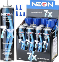 NEON - UNIVERSAL GAS LIGHTER REFILL - 12 PCS - 300 mL