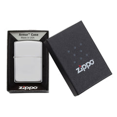 ZIPPO - SLIM HIGH POLISH CHROME ARMOR - SINGLE