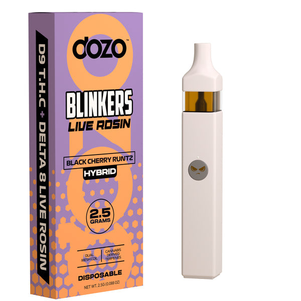 DOZO BLINKERS LIVE ROSIN 2.5G DISPOSABLE | CHERY RUNTZ