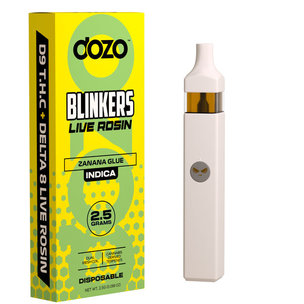 DOZO BLINKERS LIVE ROSIN 2.5G DISPOSABLE | ZANANAGLUE