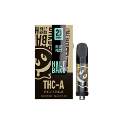 HALF BAK'D 2 GRAM CARTRIDGE BLUE FACE