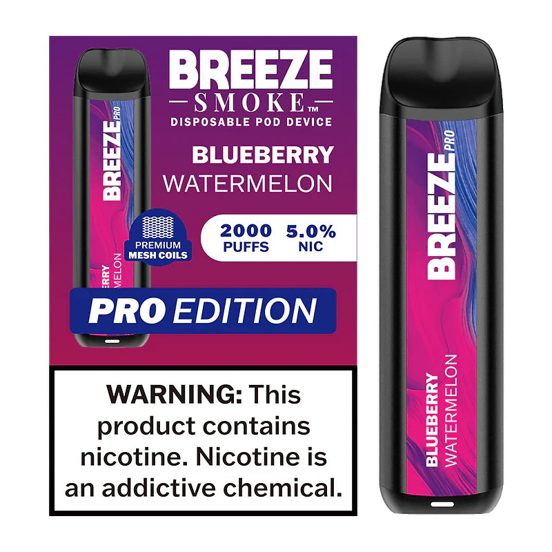 BREEZE PRO BLUEBERRY WATERMELON 2K