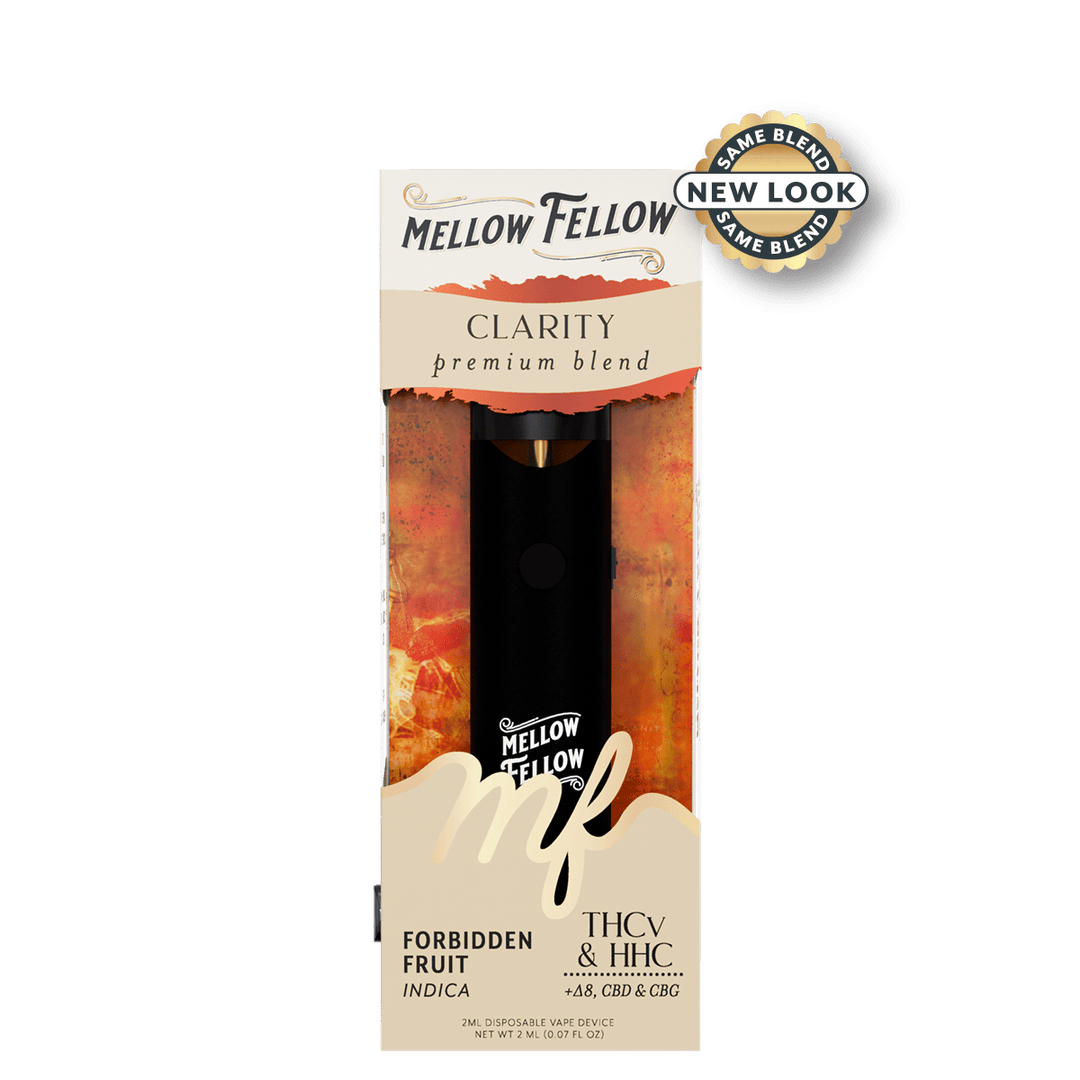MELLOW FELLOW CLARITY PREMIUM BLEND - 2ML DISPOSABLE - INDICA FORBIDEN FRUIT
