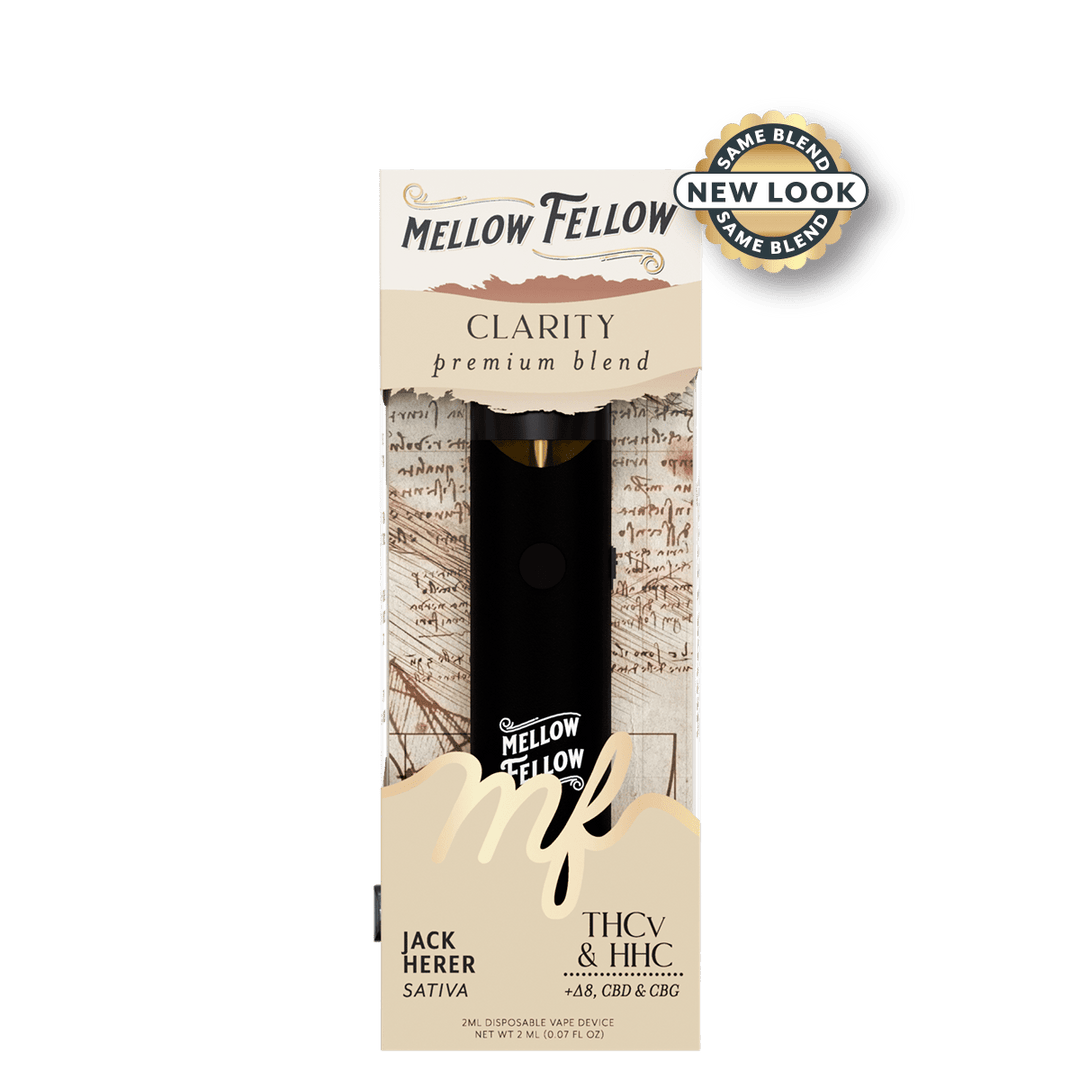 MELLOW FELLOW CLARITY PREMIUM BLEND - 2ML DISPOSABLE - SATIVA JACK HERER