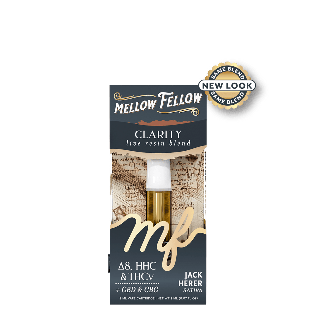MELLOW FELLOW LIVE RESIN 2ML VAPE CARTRIDGE – JACK HERER