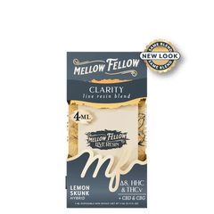MELLOW FELLOW LIVE RESIN 4ML DISPOSABLE VAPE – LEMON SKUNK