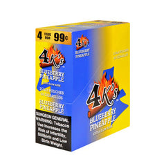 4 K'S BLACK DIAMOND CIGARILLOS 15 PACKS OF 4 BLUEBERY PINEAPLE