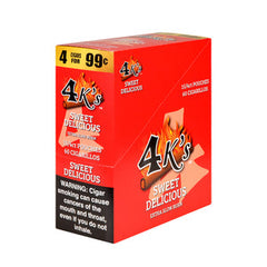 4 K'S BLACK DIAMOND CIGARILLOS 15 PACKS OF 4 SWEET DELICIOUS