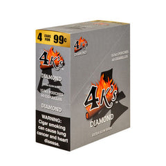 4 K'S BLACK DIAMOND CIGARILLOS 15 PACKS OF 4 DIAMOND