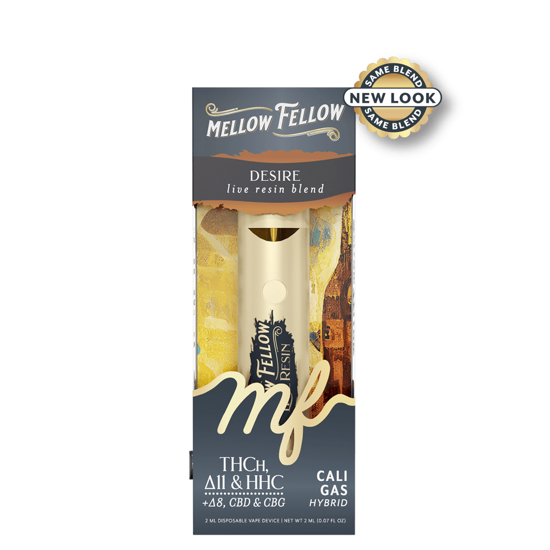 MELLOW FELLOW LIVE RESIN 2ML DISPOSABLE VAPE – CALI GAS