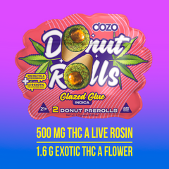 DOZO DONUT PREROLLS 4.20 G | GLAZED GLUE (INDICA)