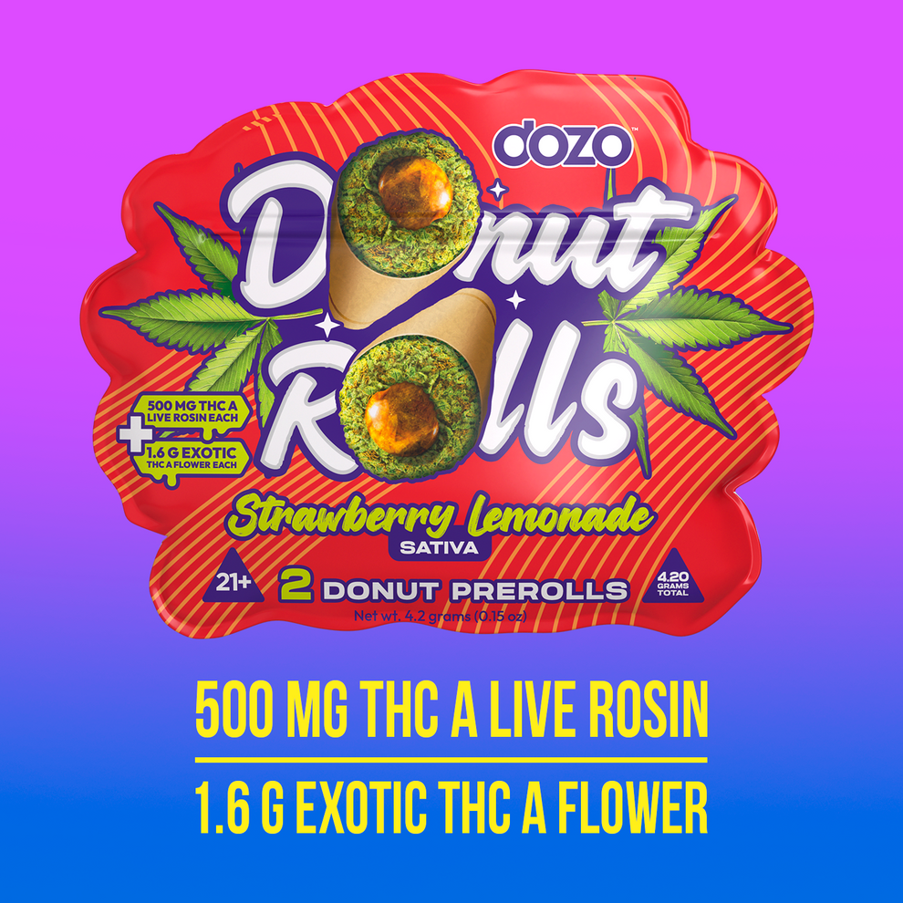 DOZO DONUT PREROLLS 4.20 G | STRAWBERRY LEMONADE (SATIVA)