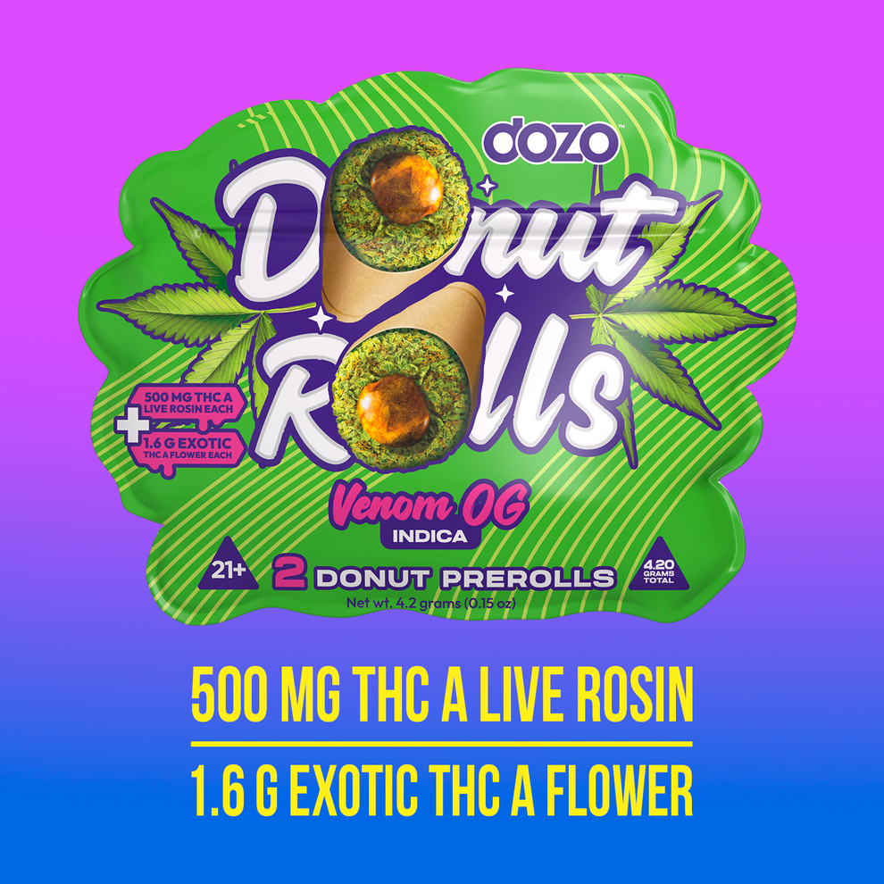 DOZO DONUT PREROLLS 4.20 G | VENOM OG (INDIC
