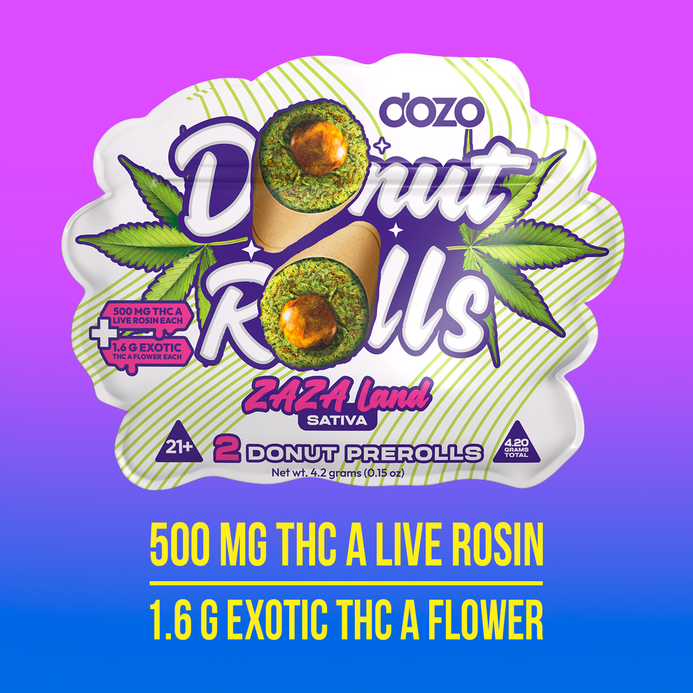DOZO DONUT PREROLLS 4.20 G | ZAZA LAND LEMONADE (SATIVA)