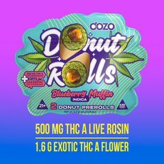 DOZO DONUT PREROLLS 4.20 G | BLUEBERRY MUFFIN (INDICA)