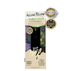 MELLOW FELLOW CLARITY PREMIUM BLEND - 2ML DISPOSABLE - SATIVA GREEN CRACK