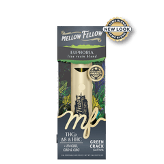 MELLOW FELLOW LIVE RESIN 2ML DISPOSABLE VAPE – GREEN CRACK