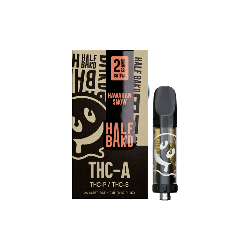 HALF BAK'D 2 GRAM CARTRIDGE HAWAII SNOW