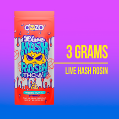 DOZO LIVE HASH ROSIN PREROLL | WHITE RUNTZ