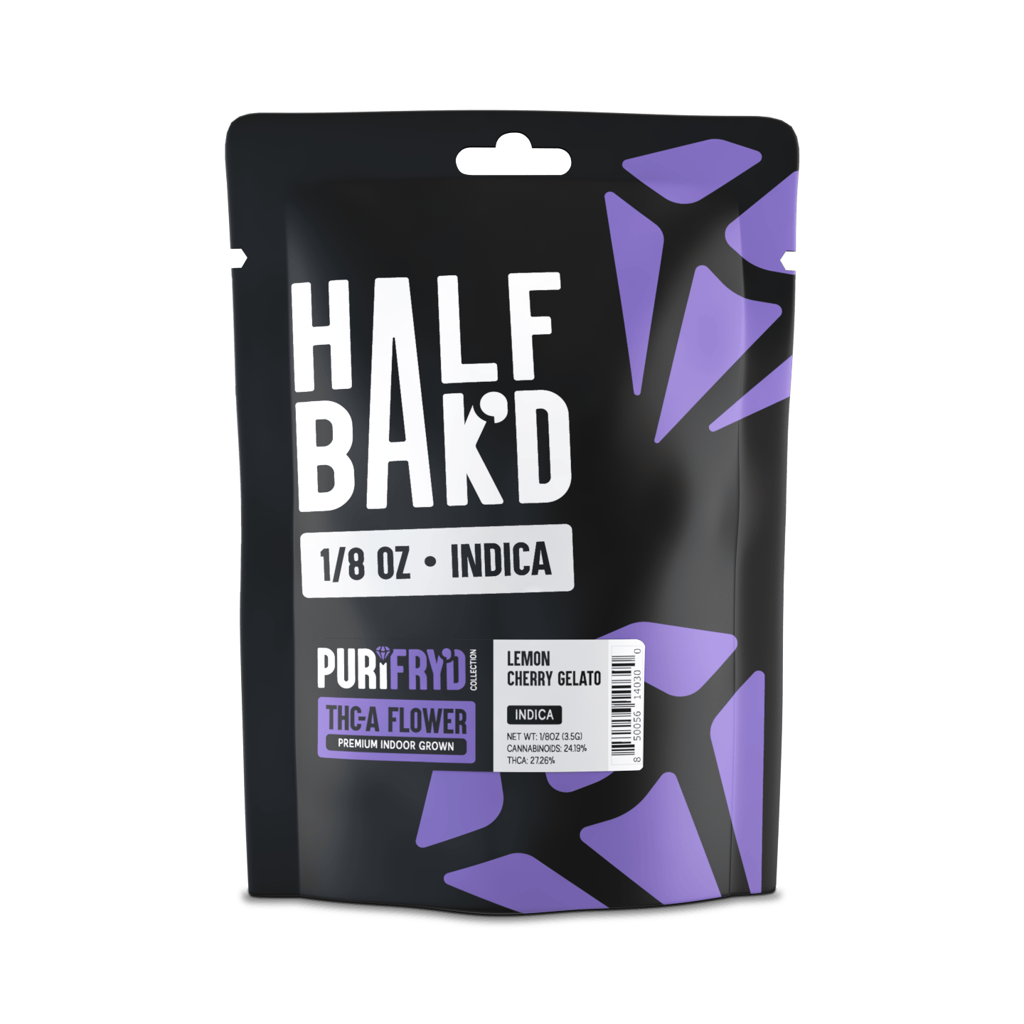 HALF BAK'D PURIFRY'D 1G FLOWER /  INDICA