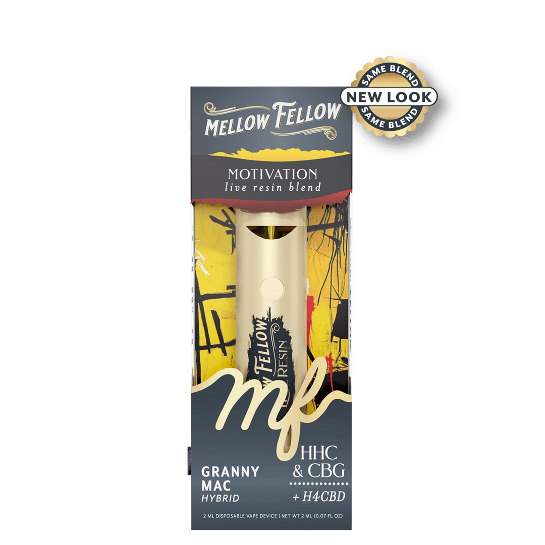 MELLOW FELLOW LIVE RESIN 2ML DISPOSABLE VAPE – GRANNY MAC
