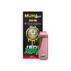 MUHA MEDS MELTED DIAMONDS DISPOSABLE VAPE INDICA JEDI KUSH 3.5G