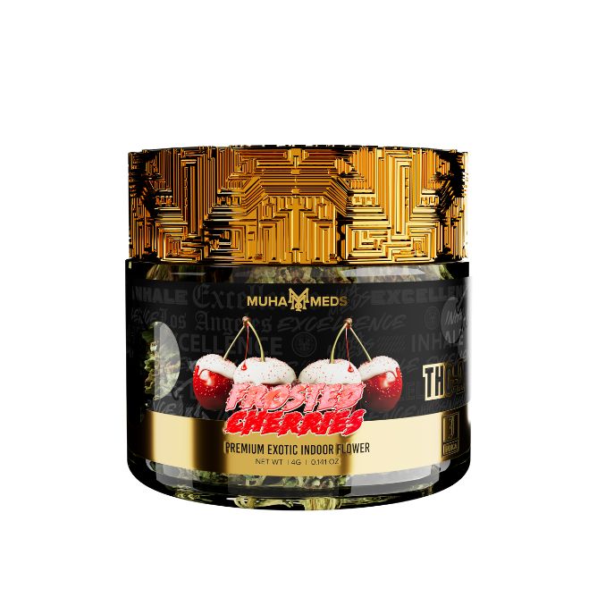 MUHA MEDS 4G FLOWER - PREMIUM EXOTIC INDOOR FLOWER - INDICA  FROSTED CHERY