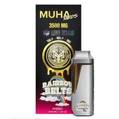 MUHA MEDS - LIVE RESIN - DISPOSABLE - RAINBOW BELTS - 3.5G