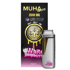 MUHA MEDS 3.5G DISP LIVE RESIN - INDICA -WHITE RASPBERRY