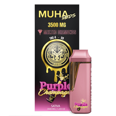 MUHA MEDS - MELTED DIAMONDS - DISPOSABLE - PURPLE CHAMPAGNE - 3.5G