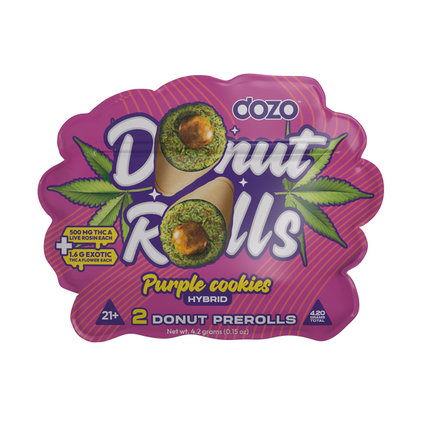 DOZO DONUT PREROLLS 4.20 GRAMS| HYBRIDPURPLECOOKIES